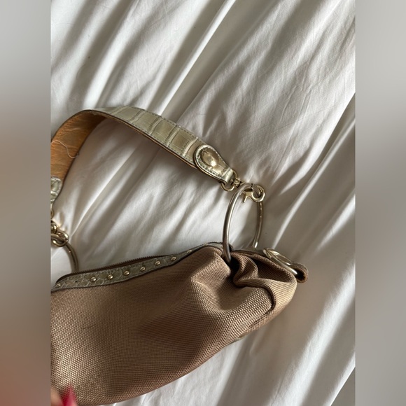 Elegant Tan Women's Shoulder Bag y2k 90s bag - Picture 5 of 5